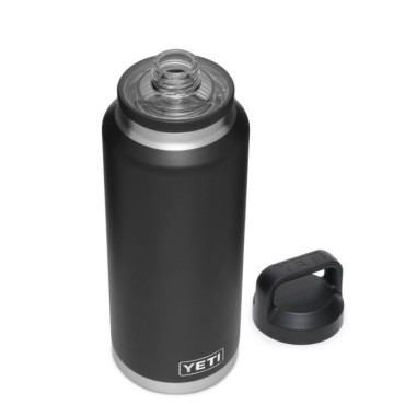 Yeti Rambler Bottle 46 Oz Black with Chug Cap