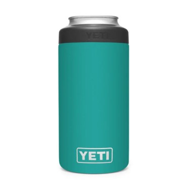 Yeti Rambler 16 oz Colster Tall Can Insulator Aquifer Blue