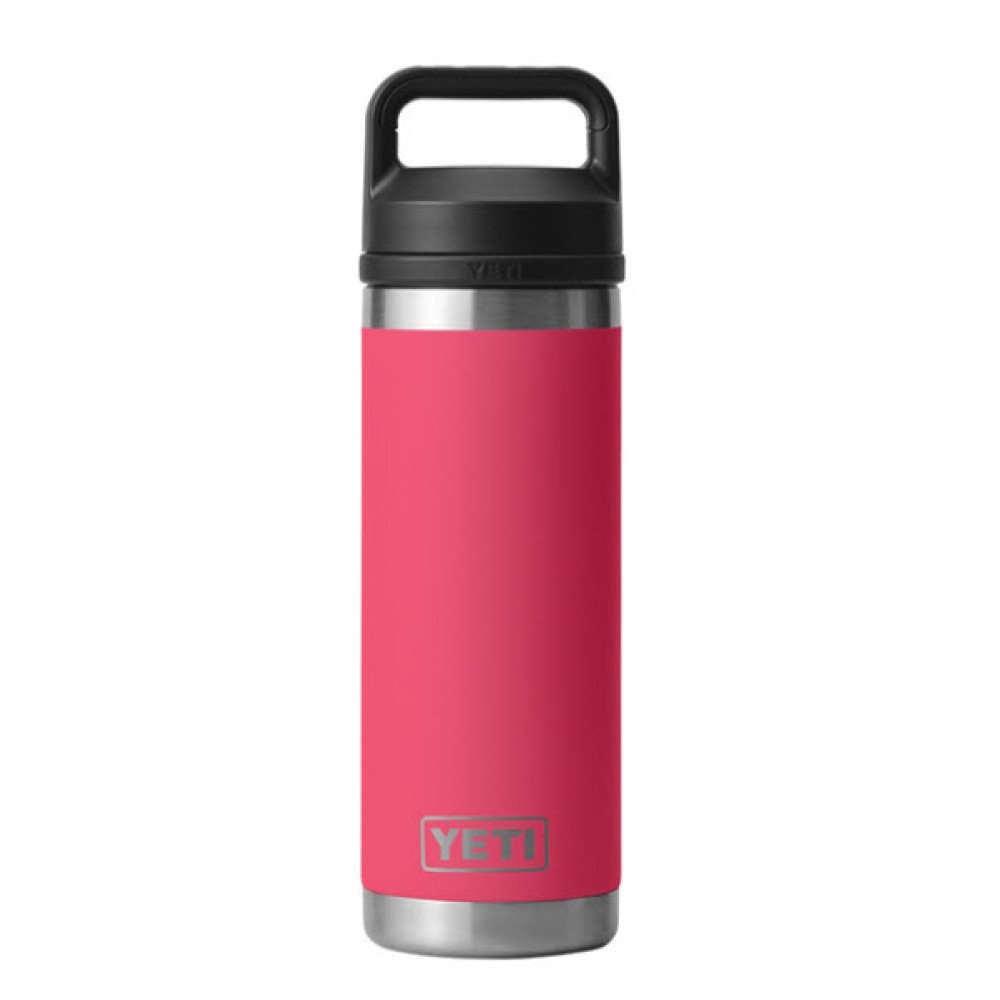 YETI Rambler Bottle 18 Oz Bimini Pink with Chug Cap YETI Rambler Bottle 18 Oz Bimini Pink with Chug Cap