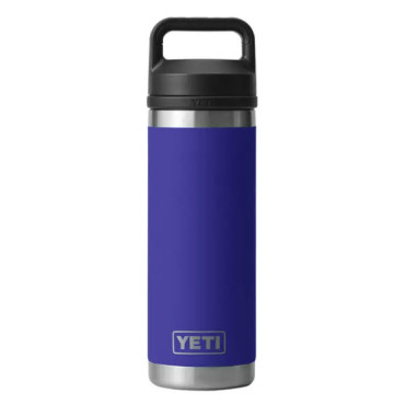 YETI Rambler Bottle 18 Oz Offshore Blue with Chug Cap