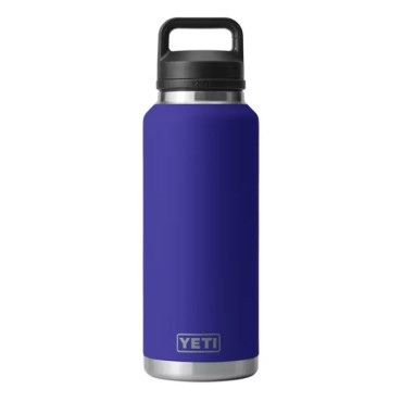 Yeti Rambler Bottle 46 oz Offshore Blue with Chug Cap