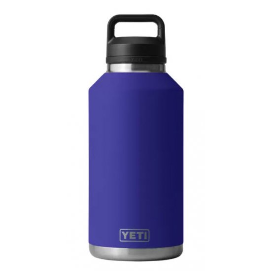 Yeti Rambler Bottle 64 oz Offshore Blue with Chug Cap