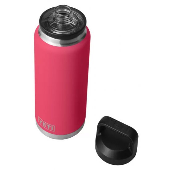 Yeti Rambler Water Bottle with Chug Cap - 18 oz - Power Pink