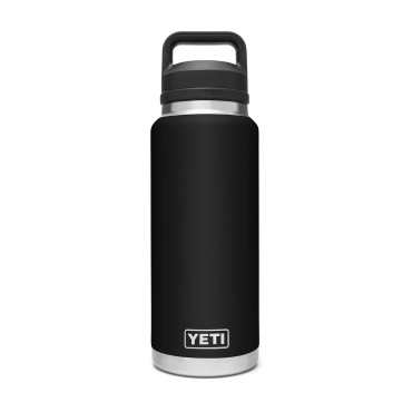 Yeti Rambler Bottle 36 Oz Black with Chug Cap