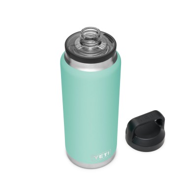 Yeti Rambler Bottle 36 Oz Seafoam with Chug Cap