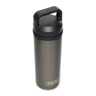YETI Rambler Bottle 18 Oz Graphite with Chug Cap