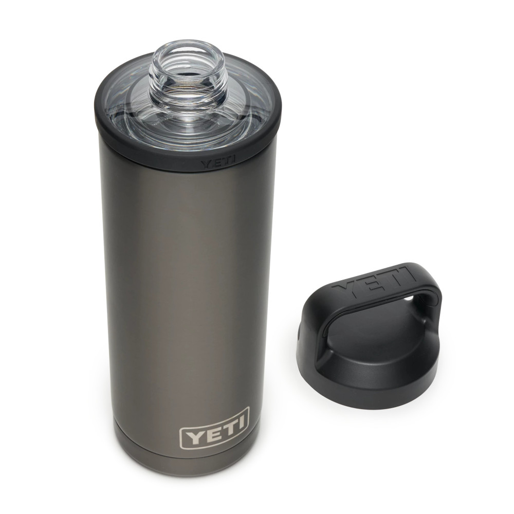 YETI Rambler Bottle 18 Oz Graphite with Chug Cap