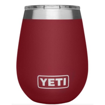 Yeti Rambler 10 oz Wine Tumbler MS Harvest Red