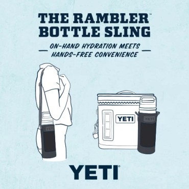 Yeti Rambler Bottle Sling Large Charcoal