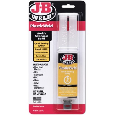 J-B Weld 50132 25 MI PLASTIC WE SYRINGE