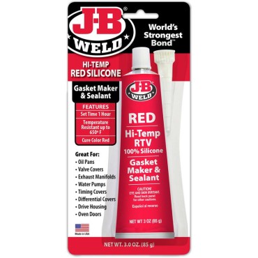 J-B Weld 31314 3OZ RED RTV SEALANT