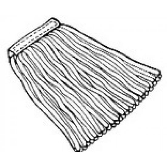 Pack of 12 Golden Star AWM3024 SNO-White Rayon Cut End Wet Mop 