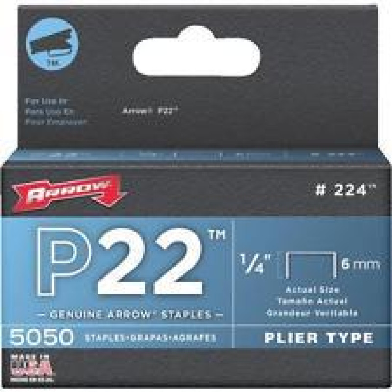 Arrow Fasteners 224 1/4 6MM ARROW STAPLE