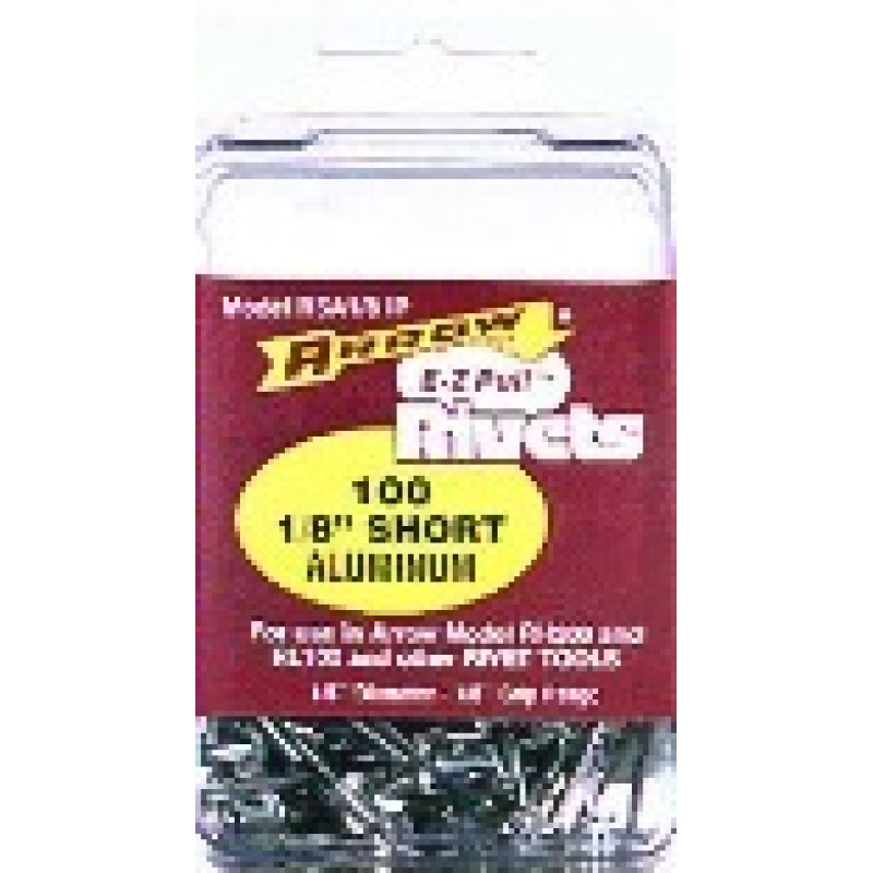 Arrow Fasteners RSAW1/8IP WH SH ALUM RIVET