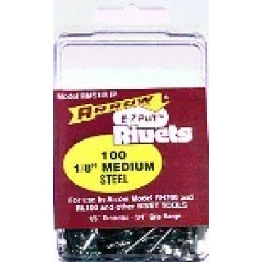 Arrow Fasteners RMS1/8IP 1/8 MED STEEL RIVET