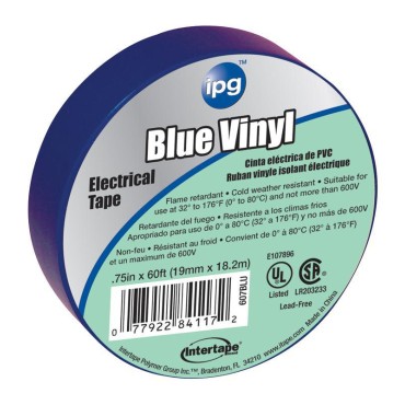 Intertape Polymer 4117 .75x60 BLUE ELEC TAPE