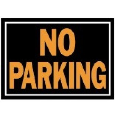 HY-KO 805 10X14 NO PARKING ALUM SIGN