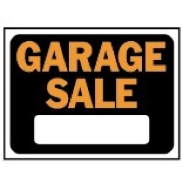 HY-KO 3023 9X12 GARAGE SALE SIGN