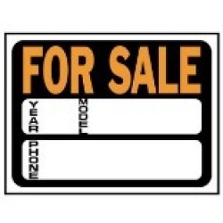 HY-KO plastic FOR SALE Sign  Lot 9" x  12" #3006 10 