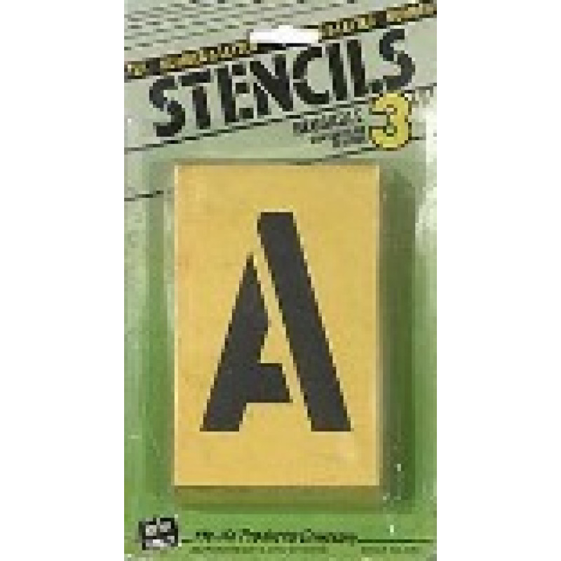 HY-KO ST3 3 NUMBER/LETTER STENCILS