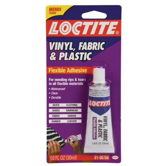 Loctite Vinyl Fabric & Plastic Flexible Adhesive - 1 oz tube