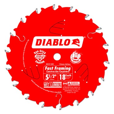 Diablo 5-1/2" x 18T Framing Circular Saw Blade