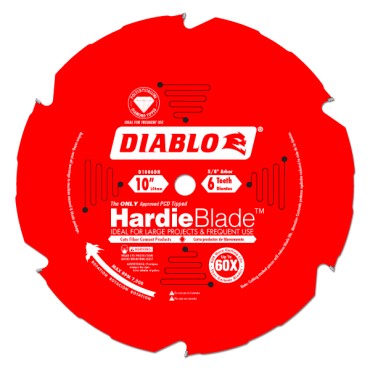 Diablo 10" X 6 Pcd Tooth X 5/8 Fiber Cement Blade