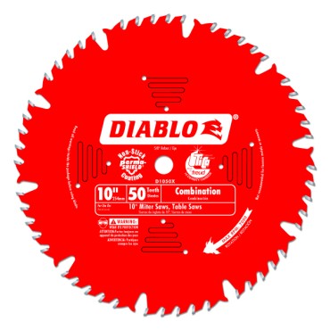 Diablo 10" X 50 Tooth X 5/8 Combination