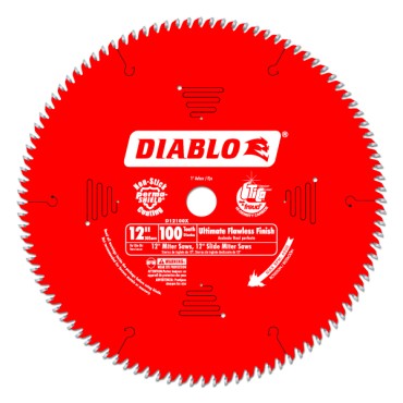 Diablo 12" X 100 Tooth X 1" Ultimate Flawless Finish