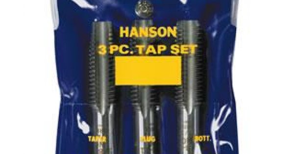Tap 1/4-28 NF Irwin Tools 2623-3 Piece High Carbon Steel