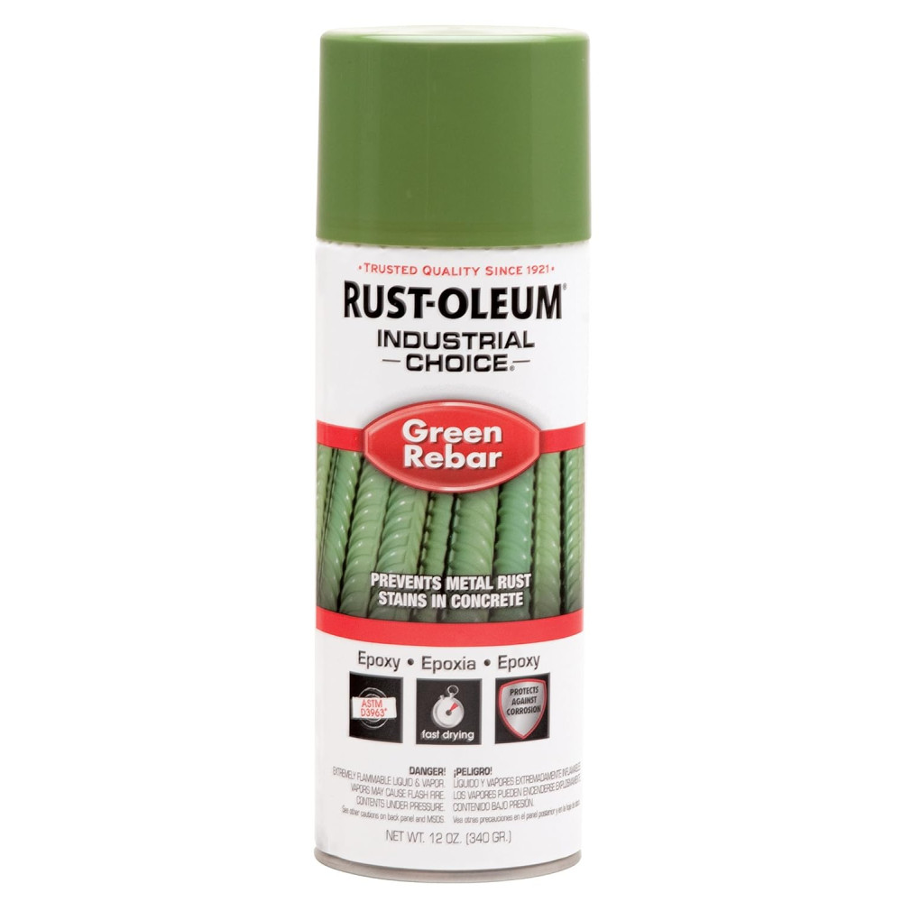 Rust-Oleum 261937 Green Rebar Epoxy Spray