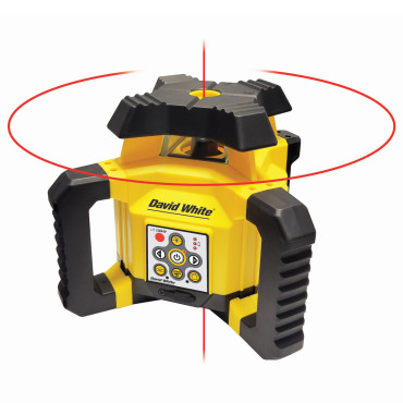 David White 47-LM130HVK-4T Horizontal/Vertical Rotary Laser w/ Tripod & Grade Rod (Tenths)
