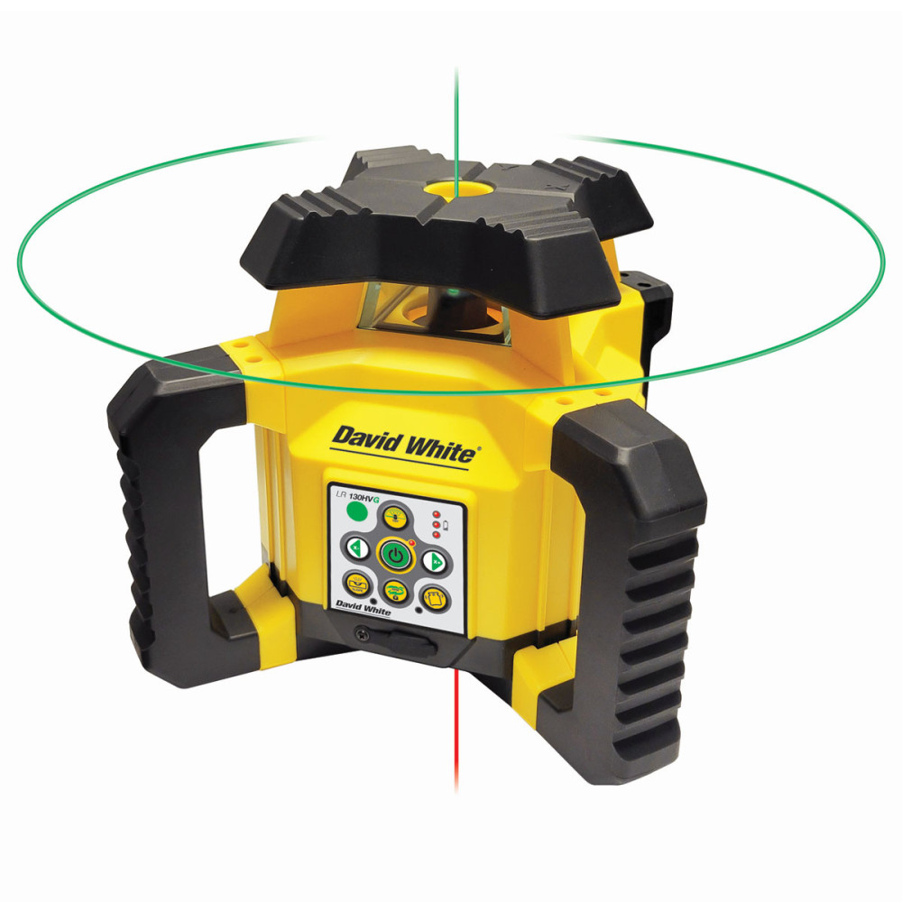 David White LM 130HVG Horizontal/Vertical Green Beam Rotary Laser