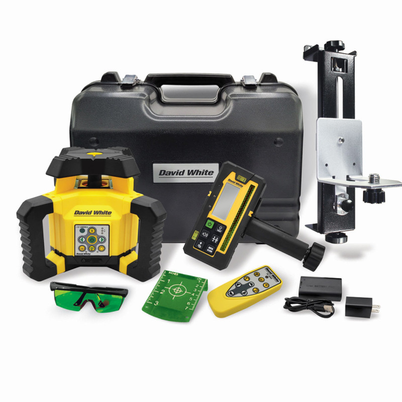 David White LM 130HVG Horizontal/Vertical Green Beam Rotary Laser