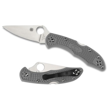 Spyderco C11FPGY Delica 4 Folding Knife Gray