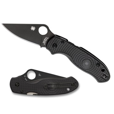 Spyderco Para 3 Lightweight Compression Lock Folding Knife C223PBBK 