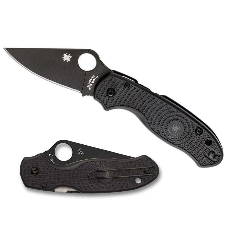 Spyderco Para 3 Lightweight Compression Lock Folding Knife C223PBBK