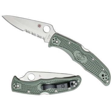 Spyderco C10PSFG Endura 4 Folding Knife Foliage Green