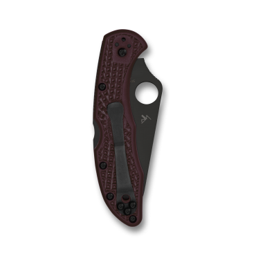 Spyderco Delica 4 Folding Knife Burgundy C11BGBKP