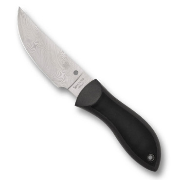 Spyderco Moran Upswept Gray Damasteel Sprint Run FB01PGYD