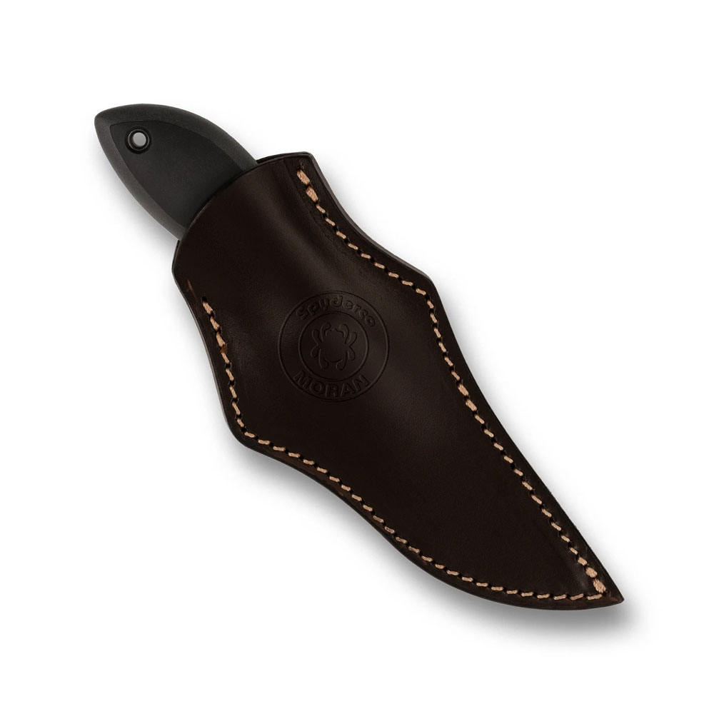 Spyderco Moran Upswept Gray Damasteel Sprint Run FB01PGYD