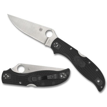 Spyderco C258PBK Stretch 2XL Straight Edge Lightweight Folding Knife
