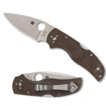 Spyderco Native 5 Lightweight Brown Sprint Run