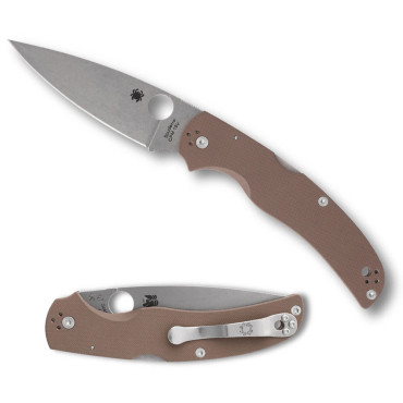 Spyderco Native Chief Brown Sprint Run C244GPBN15V