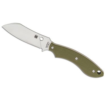 Spyderco Stok Drop Point Fixed Blade Knife FB50GPOD