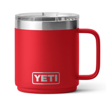 YETI Rambler 10 oz Stackable Mug Rescue Red