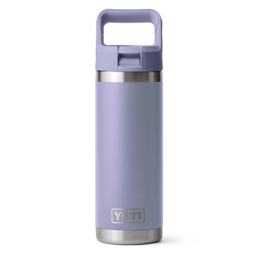 Yeti Rambler 18 Oz Bottle Color Matched Straw Cap Cosmic Lilac