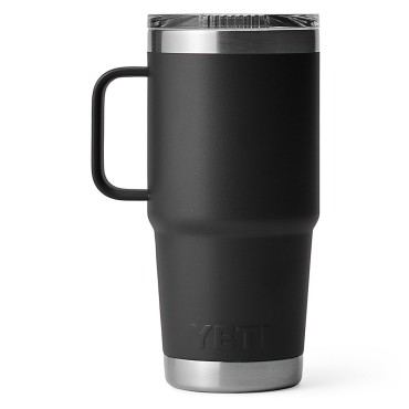 YETI Rambler 20 oz Travel Mug with Stronghold Lid Black