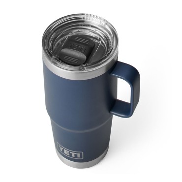 YETI Rambler 20 oz Travel Mug with Stronghold Lid Navy