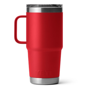 YETI Rambler 20 oz Travel Mug with Stronghold Lid Rescue Red